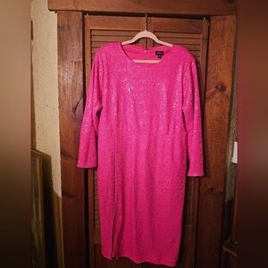 Torrid Pink Sequin Dress
